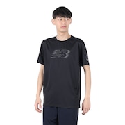 (メンズ)スポーツグラフィックTシャツ MT51206BK