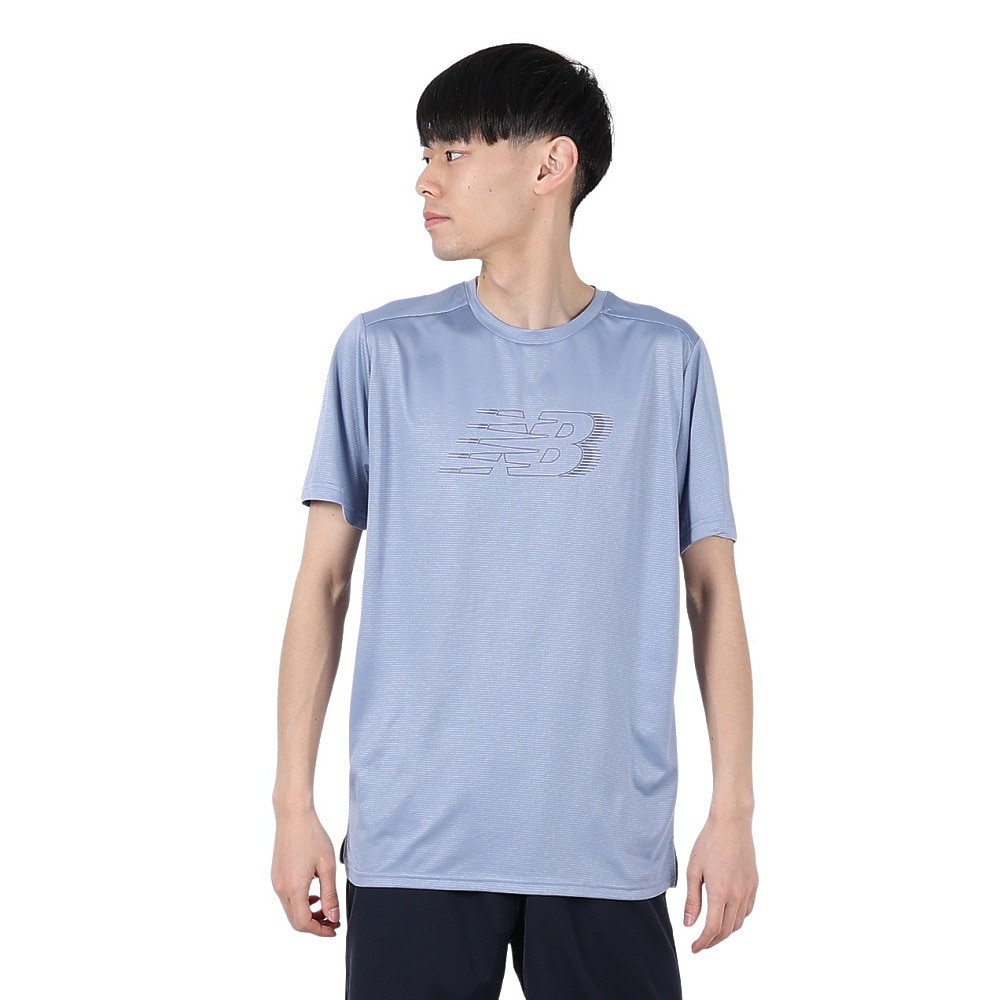 ニューバランス（new balance）（メンズ）スポーツグラフィックTシャツ MT51206DUS