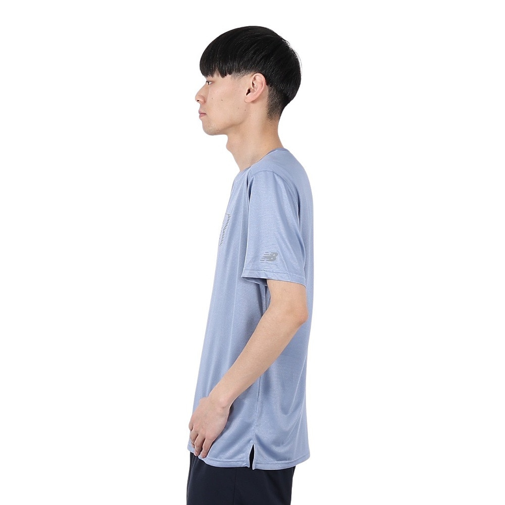 ニューバランス（new balance）（メンズ）スポーツグラフィックTシャツ MT51206DUS