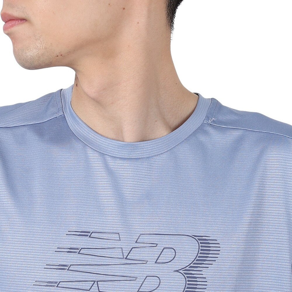 ニューバランス（new balance）（メンズ）スポーツグラフィックTシャツ MT51206DUS