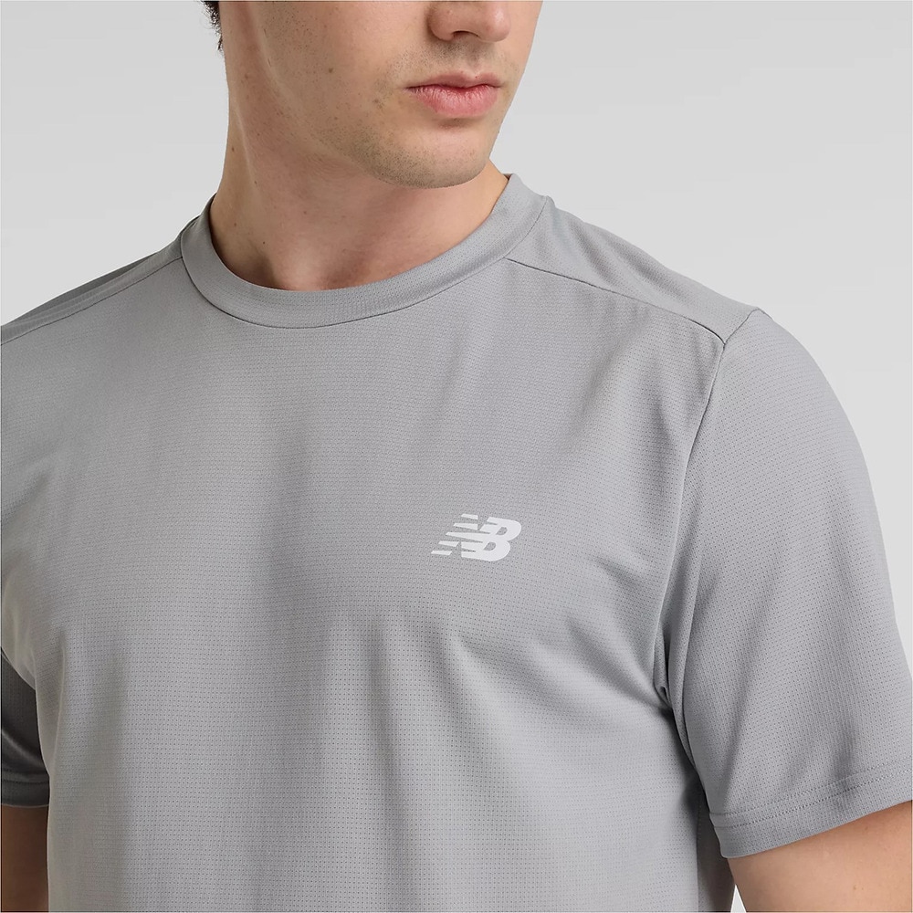 ニューバランス（new balance）（メンズ）スポーツラン 半袖Tシャツ MT51801YST