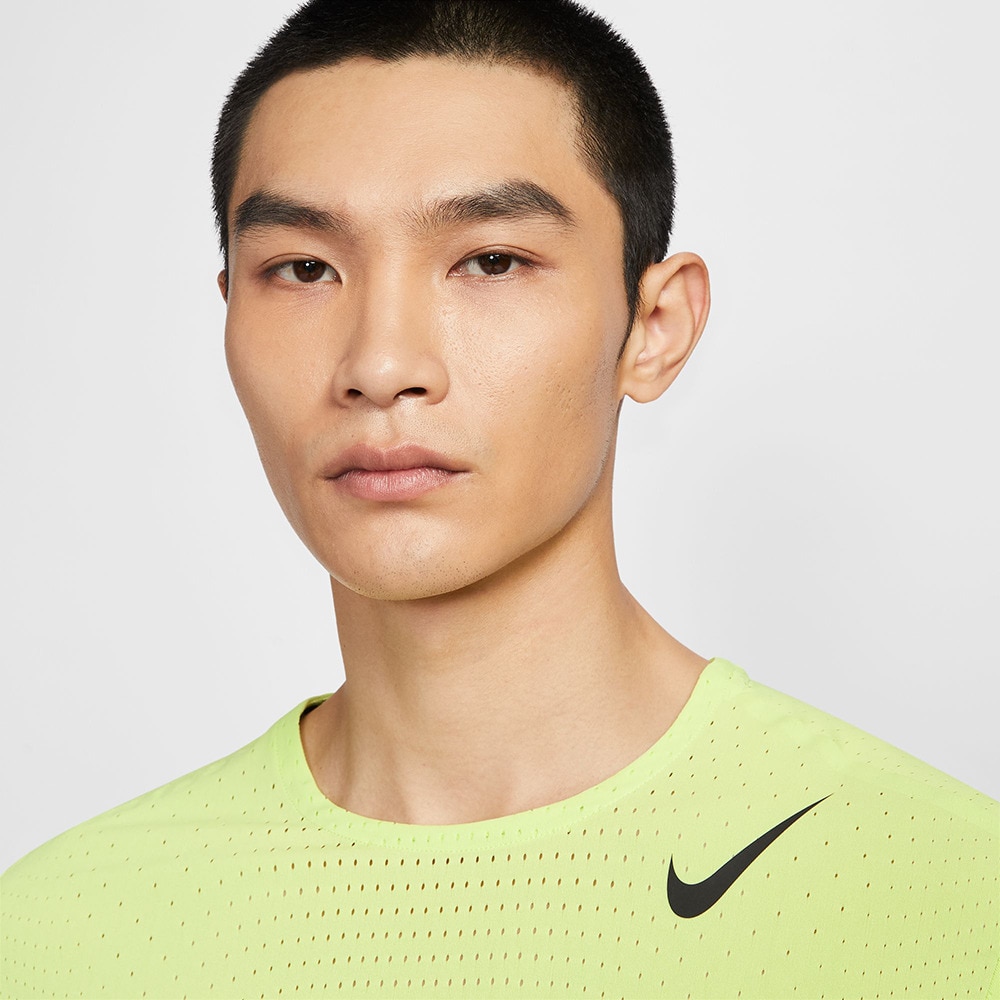 ナイキ（NIKE）（メンズ）エアロスイフト ドライフィット ADV ショートスリーブ ランニングトップ HJ3378-736