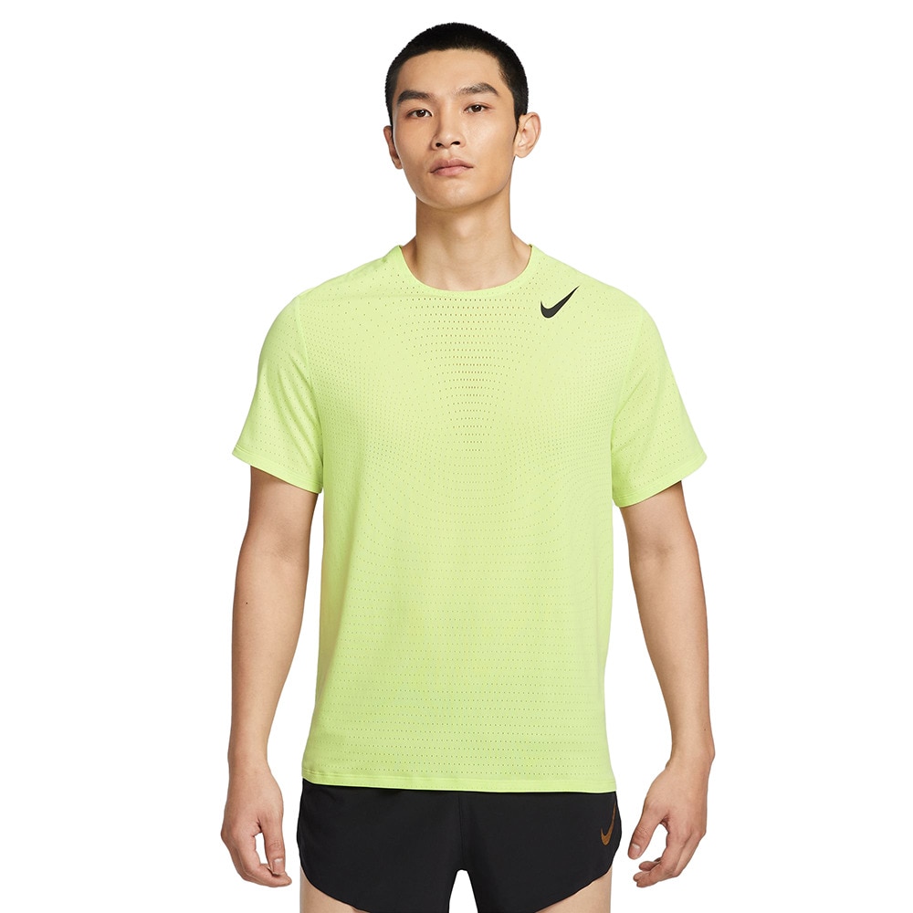 ナイキ（NIKE）（メンズ）エアロスイフト ドライフィット ADV ショートスリーブ ランニングトップ HJ3378-736