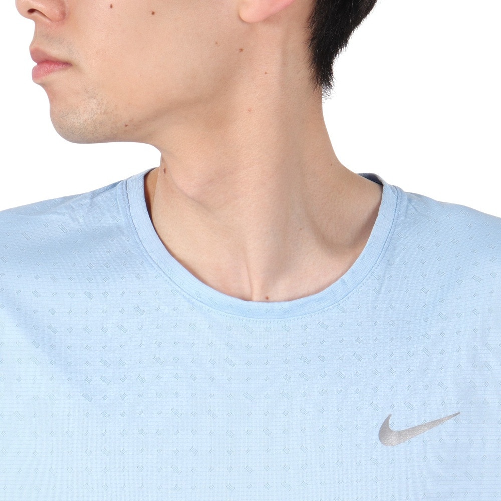 ナイキ（NIKE）（メンズ）ドライフィット BREATHE MILER 半袖 ランニングトップ HJ4182-422