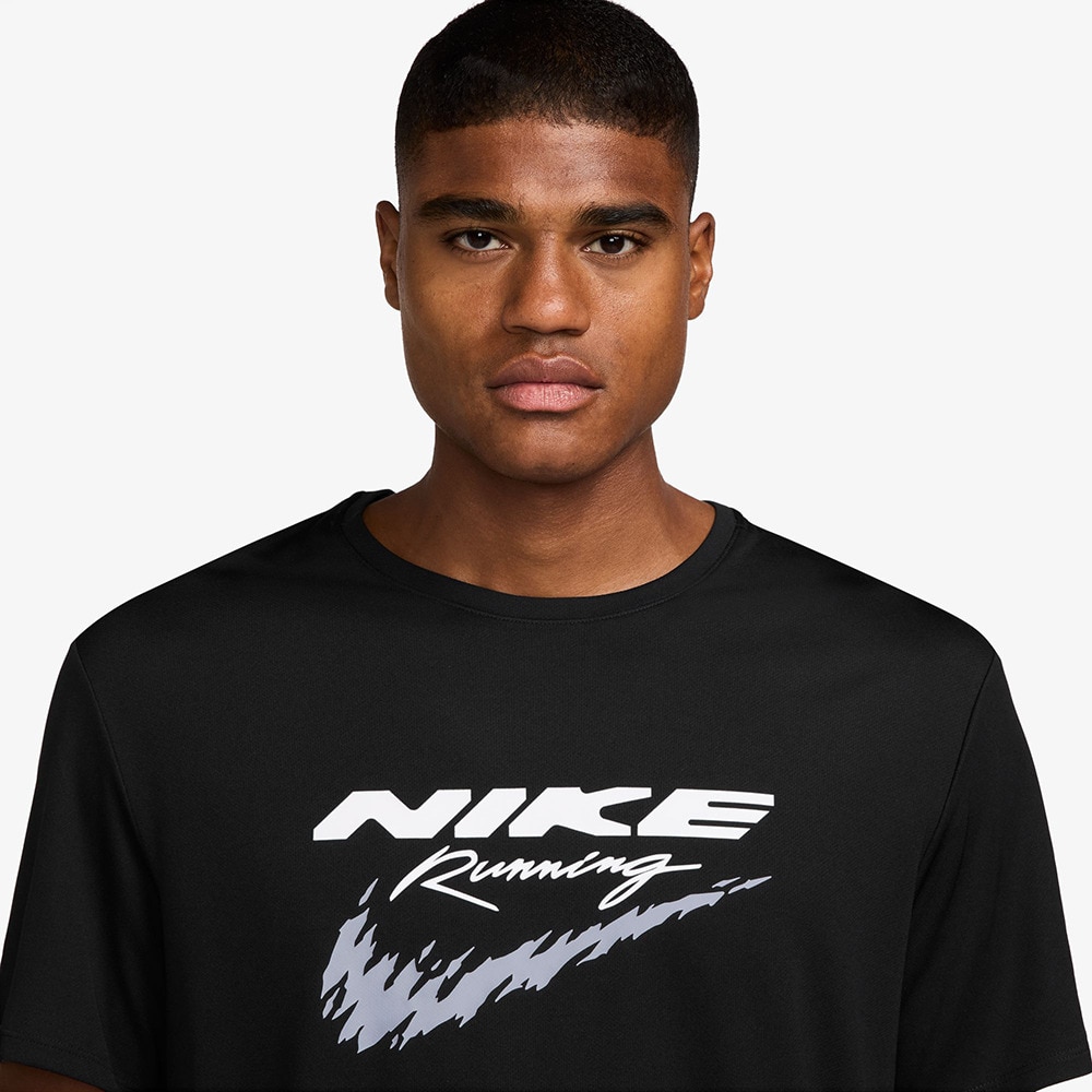 ナイキ（NIKE）（メンズ）ドライフィット UV ランニングトップ エナジー MILER 半袖Tシャツ HV2136-010