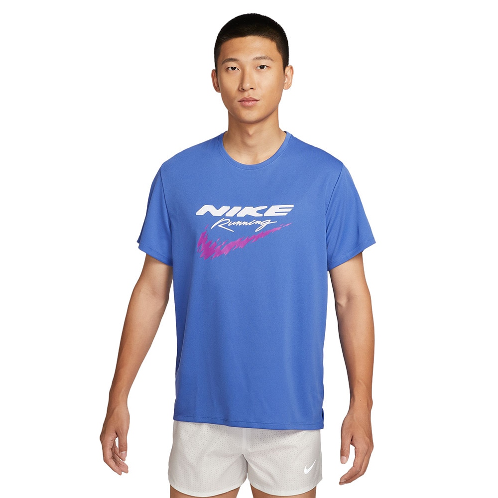ナイキ（NIKE）（メンズ）ドライフィット UV ランニングトップ エナジー HV2136-411