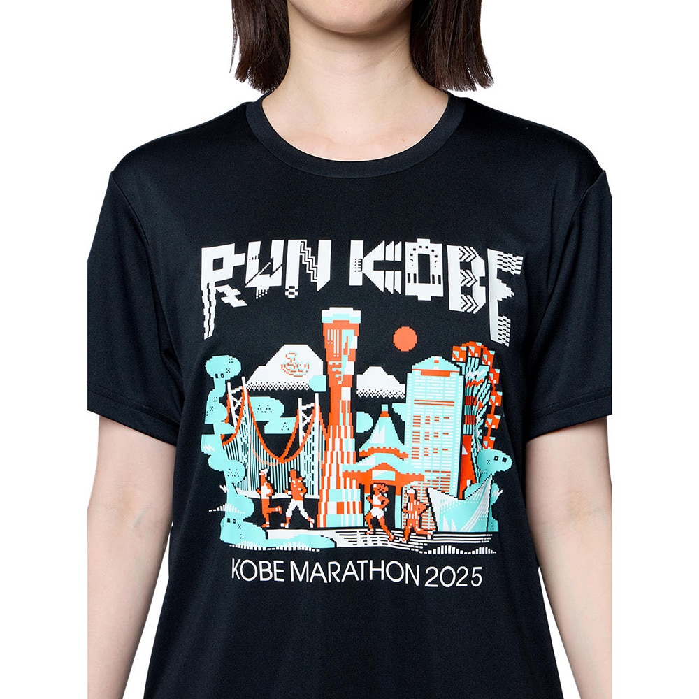 神戸マラソン2025リミテッドTシャツ Performance Black XL アシックス（ASICS）（メンズ、レディース）【10月30日発売開始予定