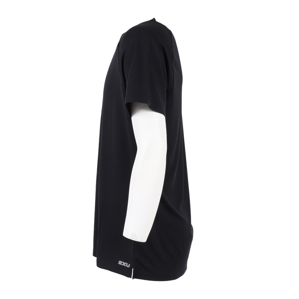 ツー・タイムズ・ユー（2XU）（メンズ）エアロメッシュTシャツ MR7441A-BLK/SRF