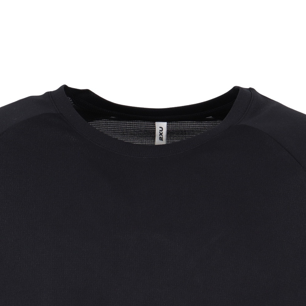 ツー・タイムズ・ユー（2XU）（メンズ）エアロメッシュTシャツ MR7441A-BLK/SRF