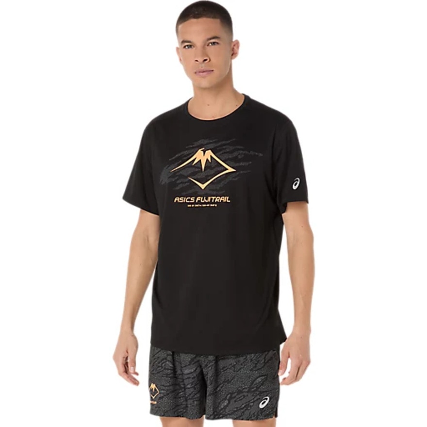 アシックス（ASICS）（メンズ）FUJITRAILロゴ 半袖シャツ 2011D390.001