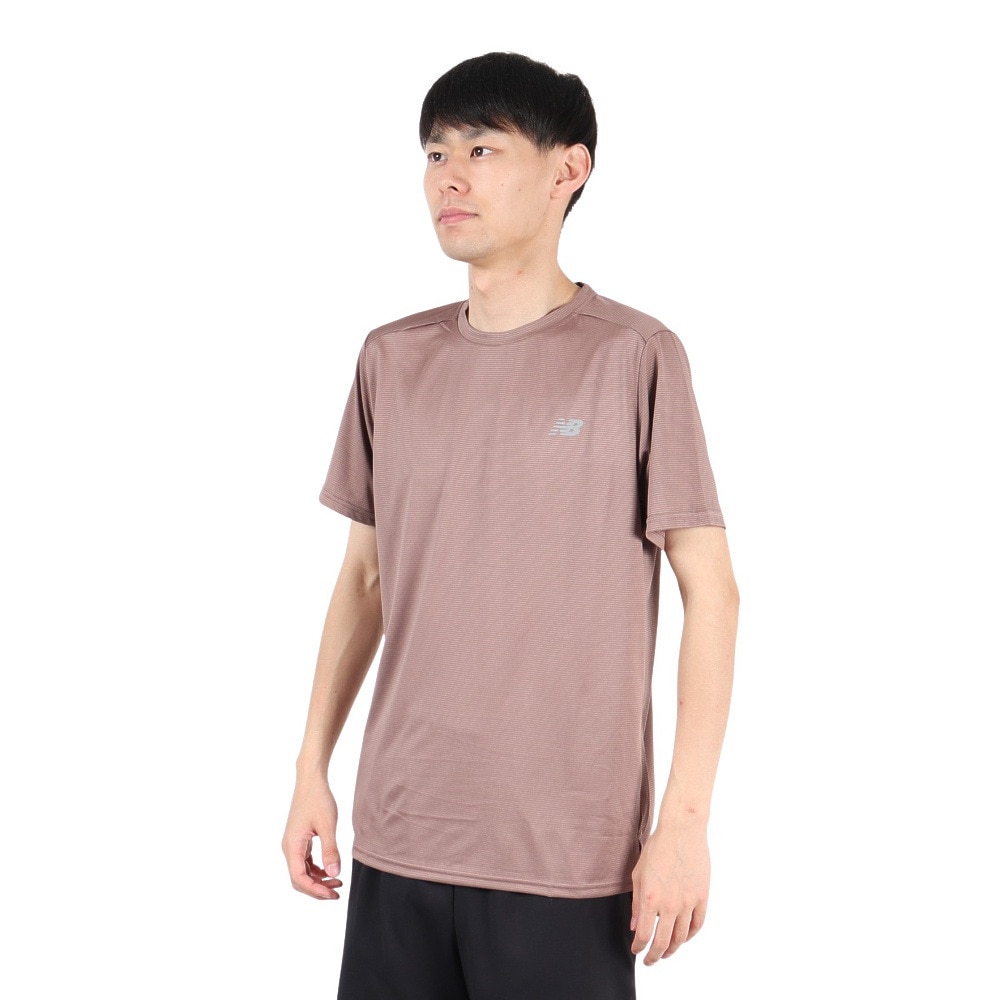 ニューバランス（new balance）（メンズ）Essentials ランニングTシャツ MT41222EAS