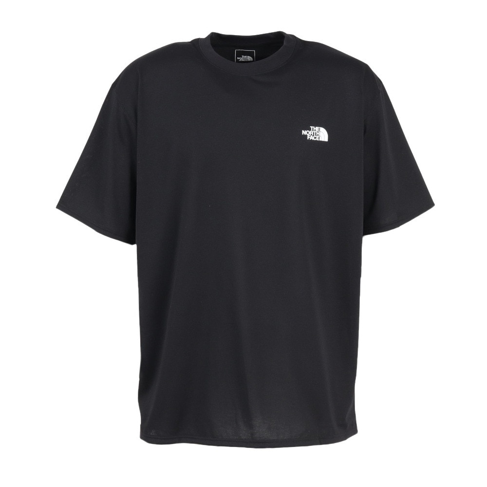ザ・ノース・フェイス（THE NORTH FACE）（メンズ、レディース）半袖Tシャツ リーラングラフィッククルー NT62592 K