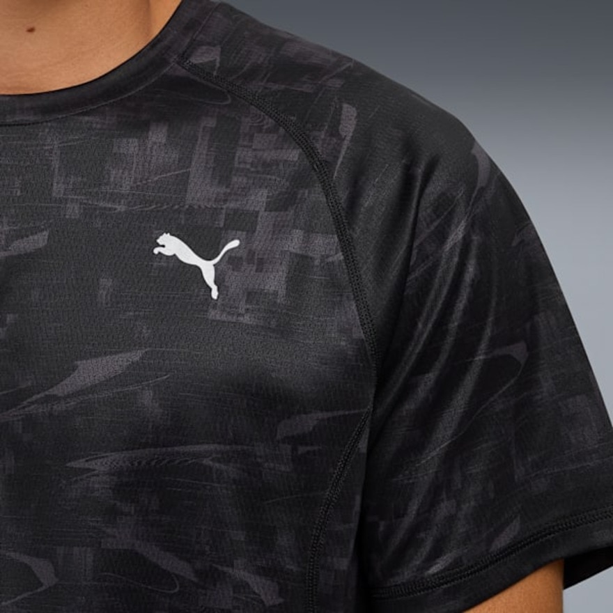 プーマ（PUMA）（メンズ）ランニング ヴェロシティ AOP 半袖 Tシャツ 528256 01 BLK