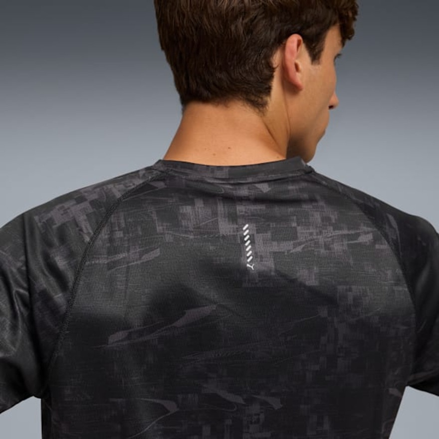 プーマ（PUMA）（メンズ）ランニング ヴェロシティ AOP 半袖 Tシャツ 528256 01 BLK