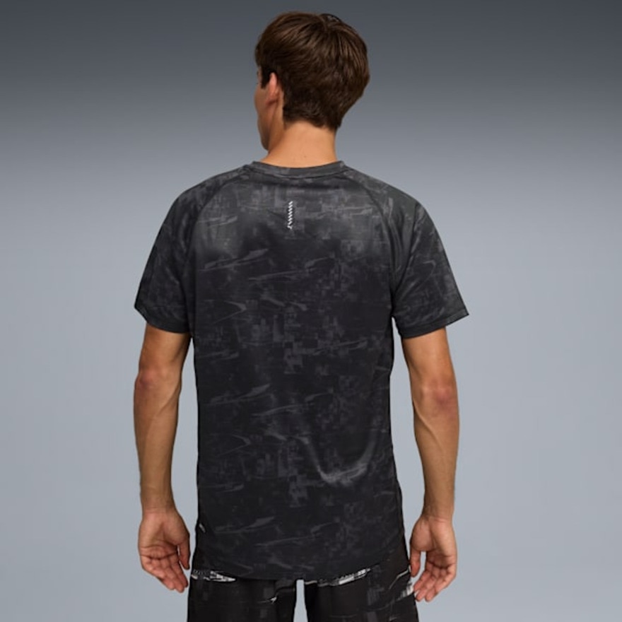 プーマ（PUMA）（メンズ）ランニング ヴェロシティ AOP 半袖 Tシャツ 528256 01 BLK
