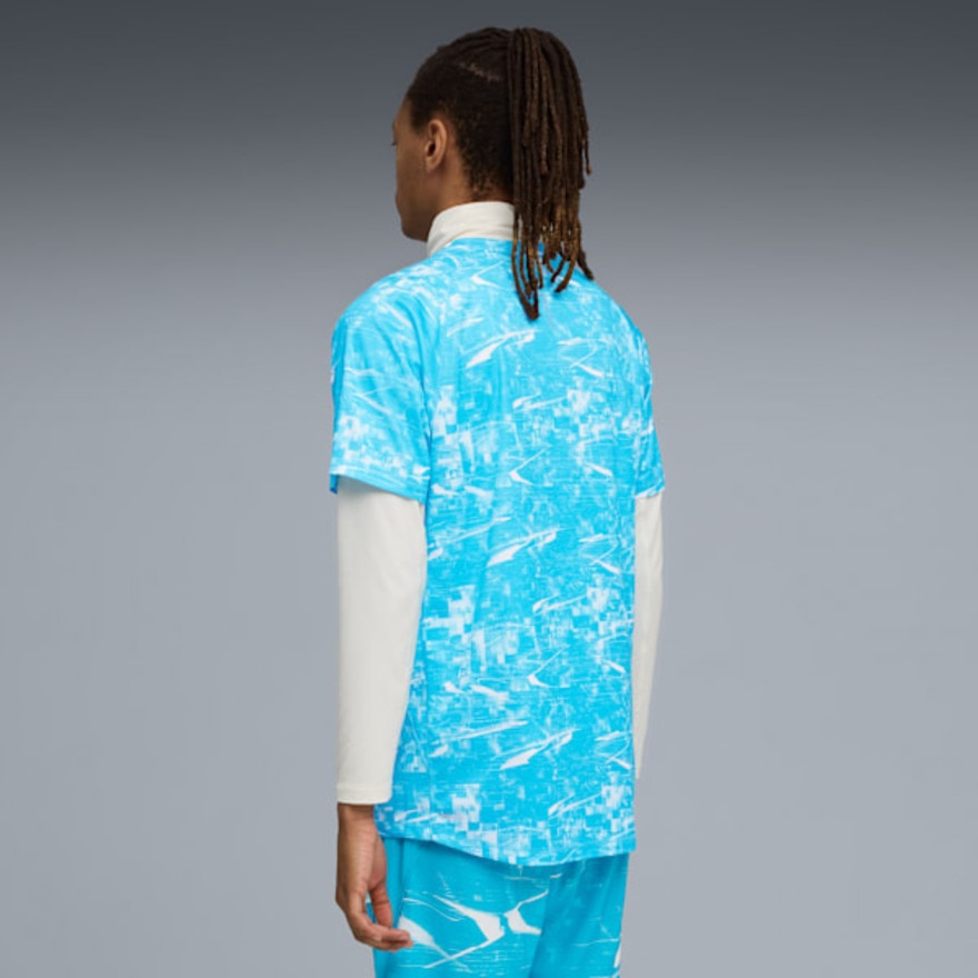 プーマ（PUMA）（メンズ）ランニング ヴェロシティ AOP 半袖 Tシャツ 528256 18 LBLU