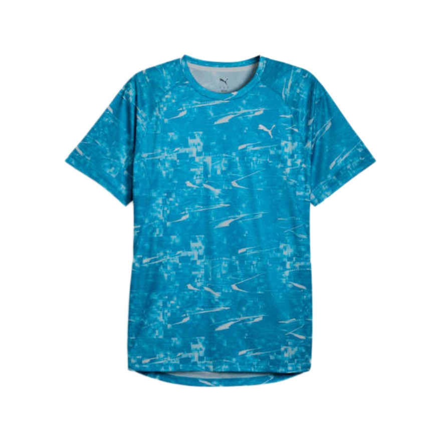 プーマ（PUMA）（メンズ）ランニング ヴェロシティ AOP 半袖 Tシャツ 528256 18 LBLU