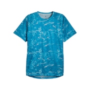 (メンズ)ランニング ヴェロシティ AOP 半袖 Tシャツ 528256 18 LBLU