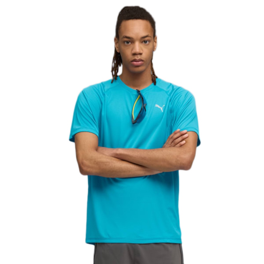 プーマ（PUMA）（メンズ）ランニング ラン ヴェロシティ 半袖 Tシャツ 527238 18 LBLU