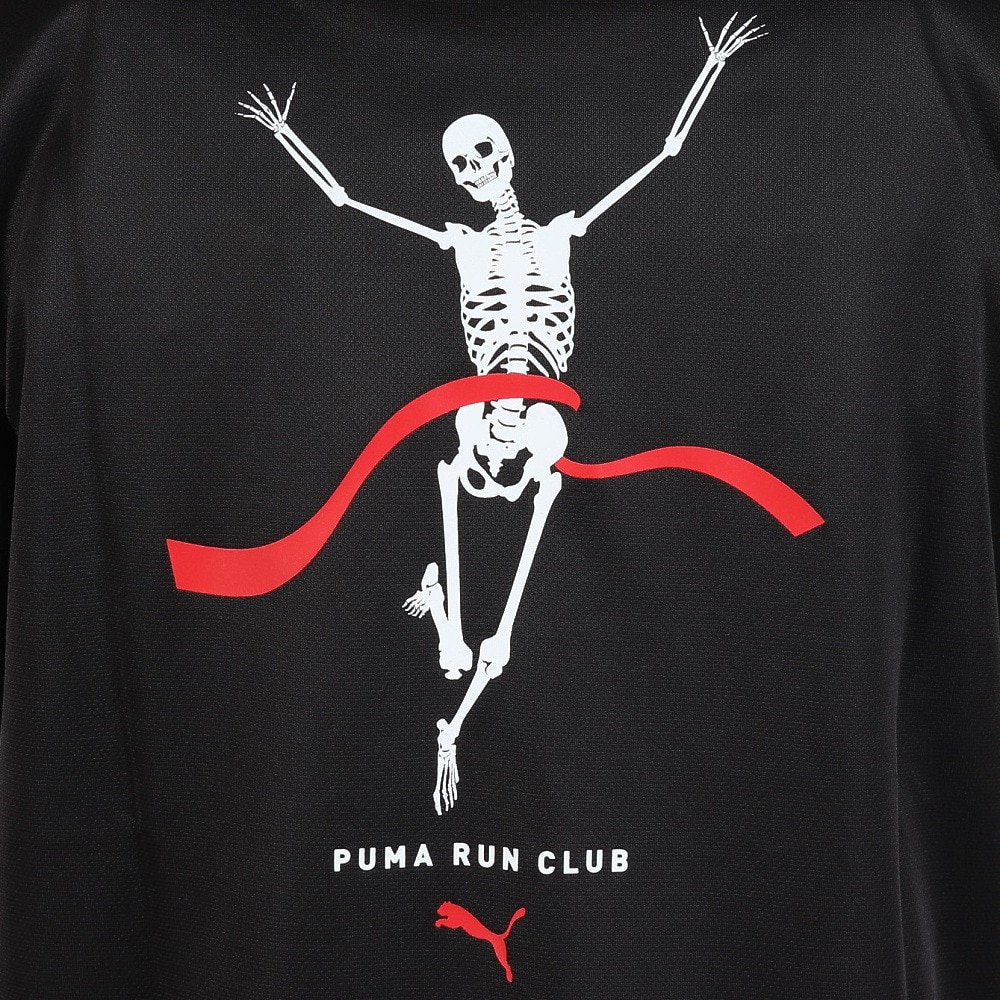 プーマ（PUMA）（メンズ）M RUN GRAPHIC メッシュ 半袖Tシャツ 528394 01 BLK