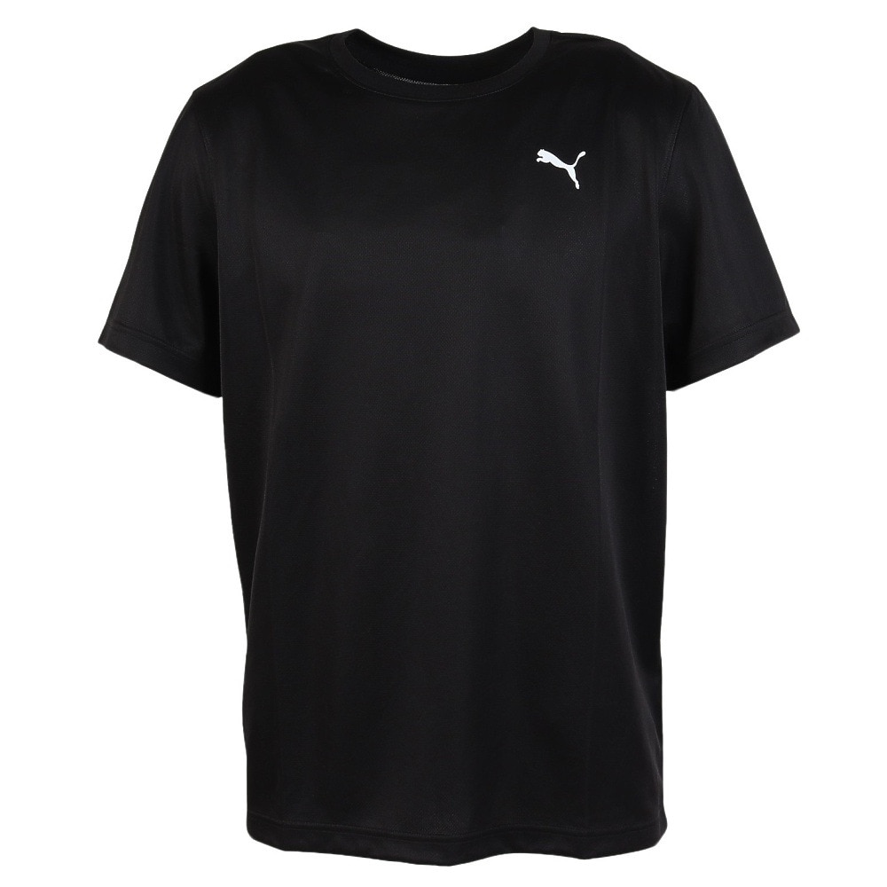 プーマ（PUMA）（メンズ）M RUN GRAPHIC メッシュ 半袖Tシャツ 528394 01 BLK