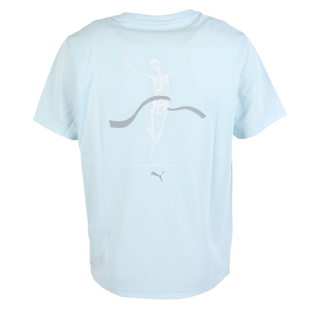 プーマ（PUMA）（メンズ）M RUN GRAPHIC メッシュ 半袖Tシャツ 528394 47 LBLU