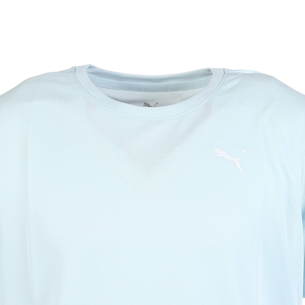 プーマ（PUMA）（メンズ）M RUN GRAPHIC メッシュ 半袖Tシャツ 528394 47 LBLU