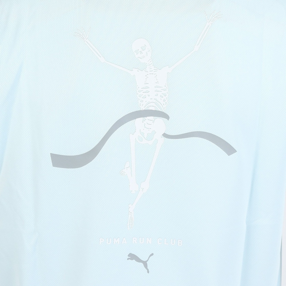 プーマ（PUMA）（メンズ）M RUN GRAPHIC メッシュ 半袖Tシャツ 528394 47 LBLU