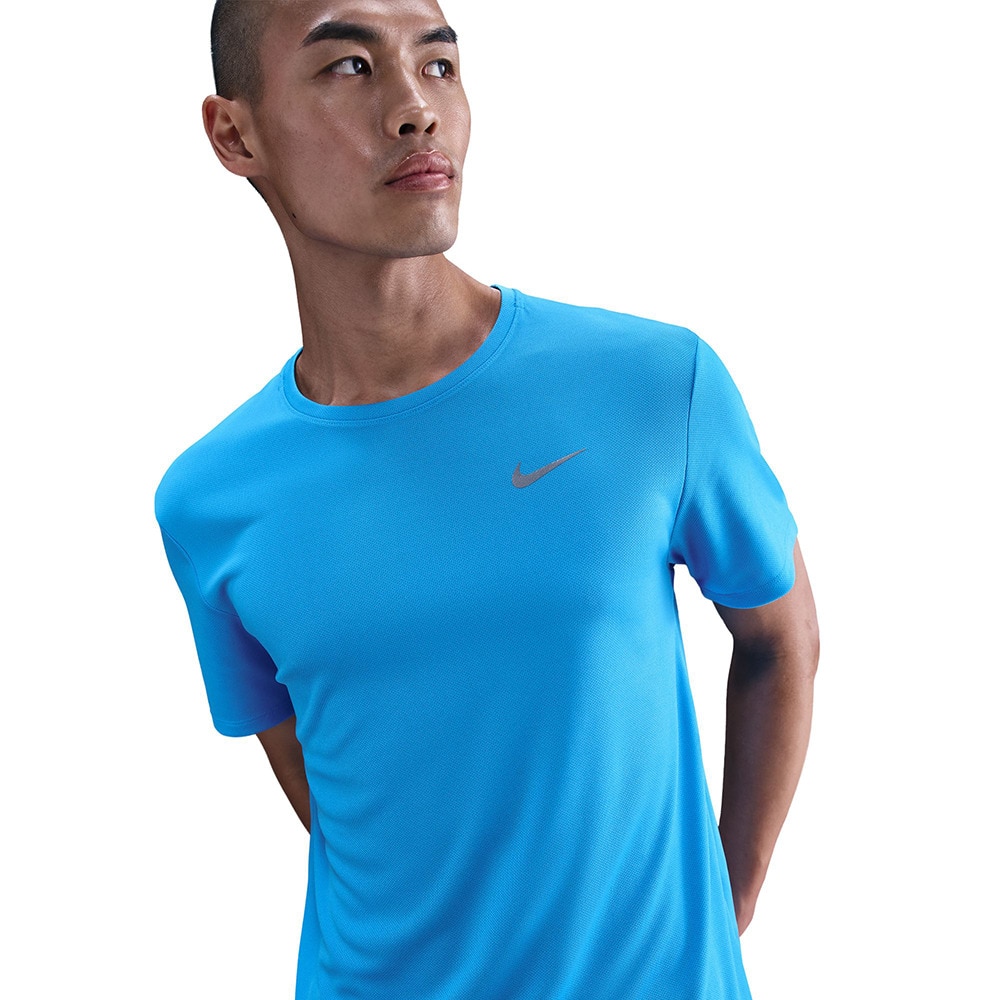 ナイキ（NIKE）（メンズ）ドライフィット UV マイラー ショートスリーブ ランニングトップ DV9316-446