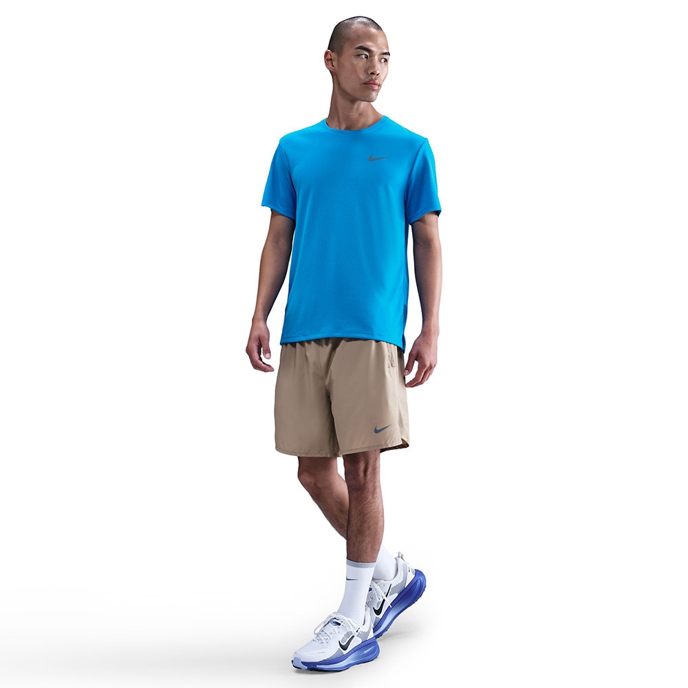 ナイキ（NIKE）（メンズ）ドライフィット UV マイラー ショートスリーブ ランニングトップ DV9316-446