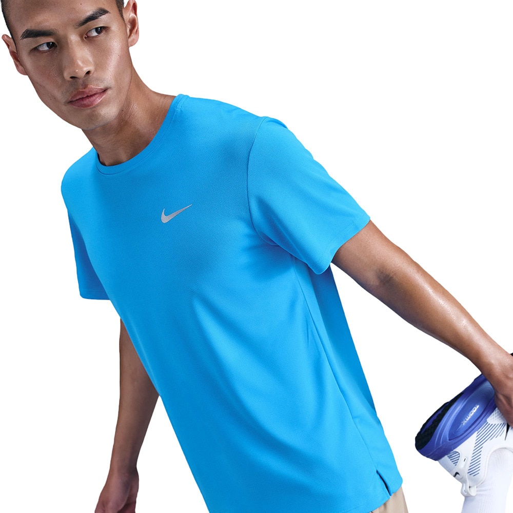 ナイキ（NIKE）（メンズ）ドライフィット UV マイラー ショートスリーブ ランニングトップ DV9316-446