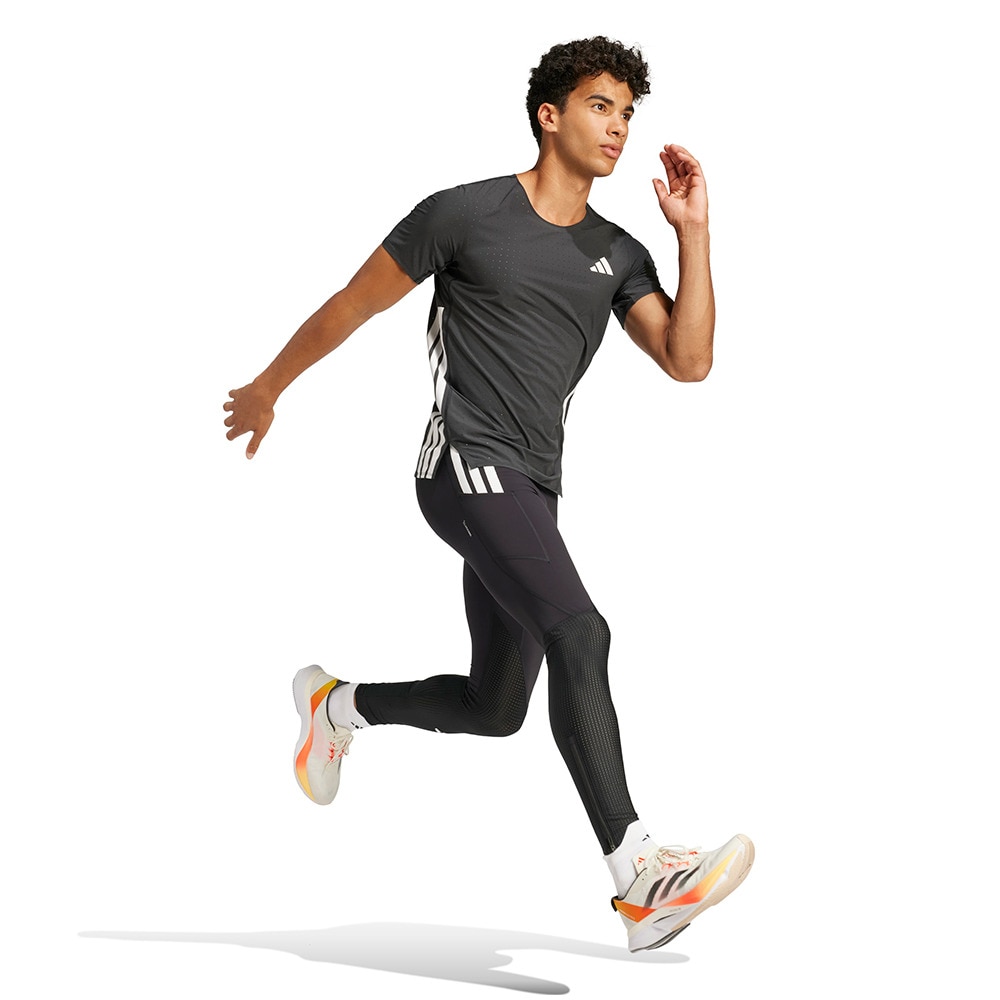 アディダス（adidas）（メンズ）アディゼロ ランニング半袖Tシャツ JF3473