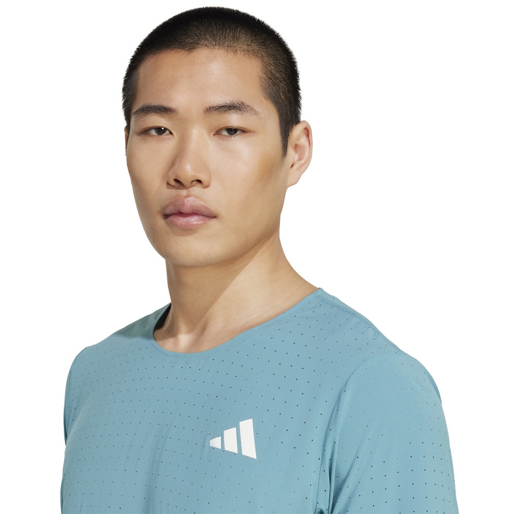 アディダス（adidas）（メンズ）アディゼロ ランニング半袖Tシャツ JV7170