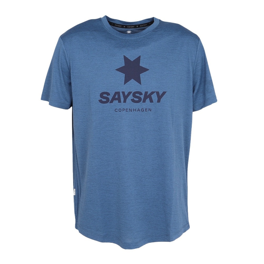 SAYSKY（SAYSKY）（メンズ）ランニングTシャツ ロゴ Combat Pro 半袖Tシャツ OMRSS30c2012