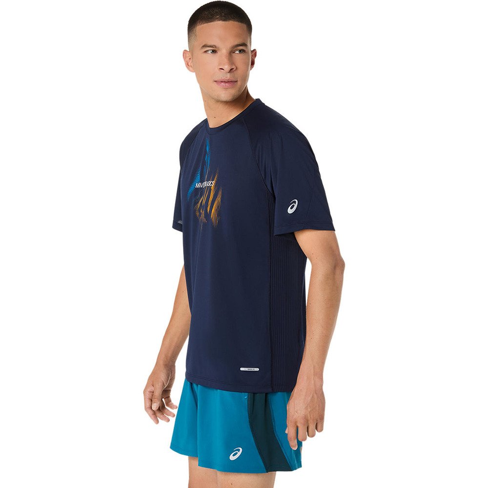 アシックス(ASICS)(メンズ)ROAD ランニンググラフィック半袖シャツ アシックス(ASICS)(メンズ)ROAD ランニンググラフィック半袖シャツ