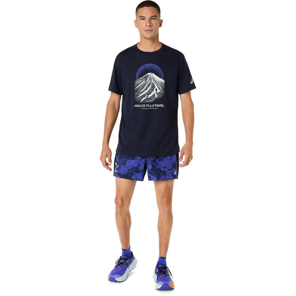 アシックス（ASICS）（メンズ）FUJITRAIL ロゴ半袖シャツ 2011D527.400