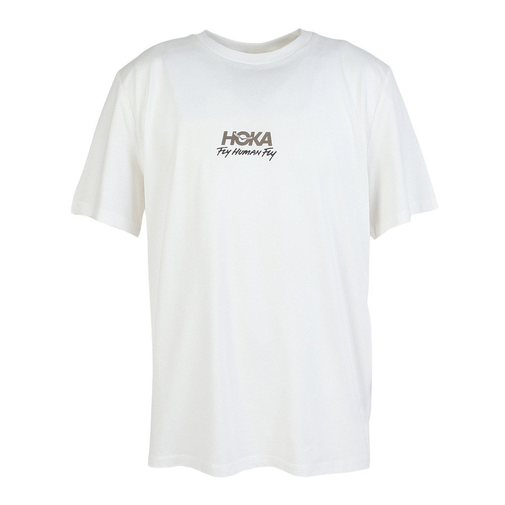 ホカ（HOKA）（メンズ）モザイク ロゴ コットン ショート スリーブ T