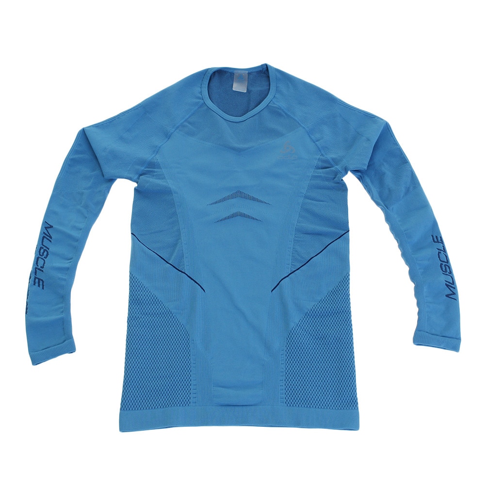 SUW クルーネック マッスルフォース ロングスリーブシャツ 312492bluejewel-poseidon