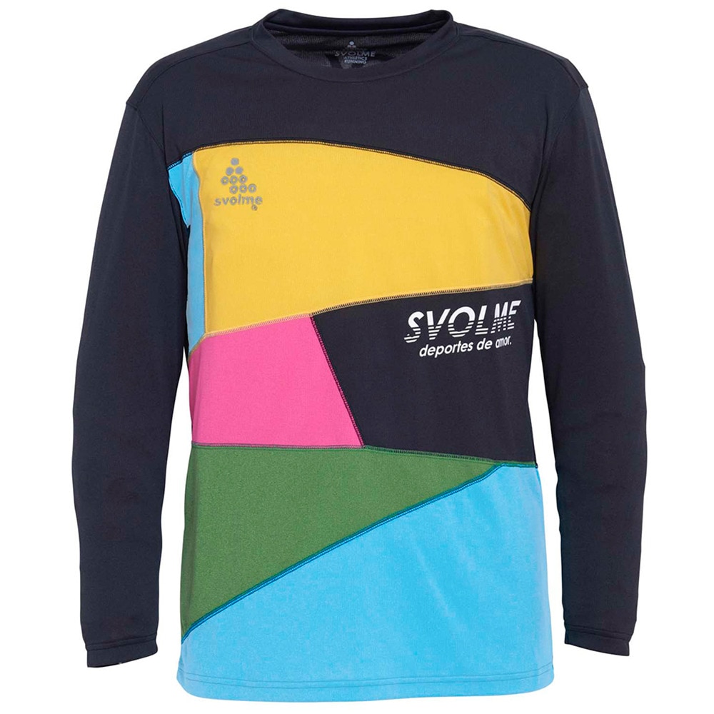 パッチワークロングランニングシャツ 7193-02400BK オンライン価格 
