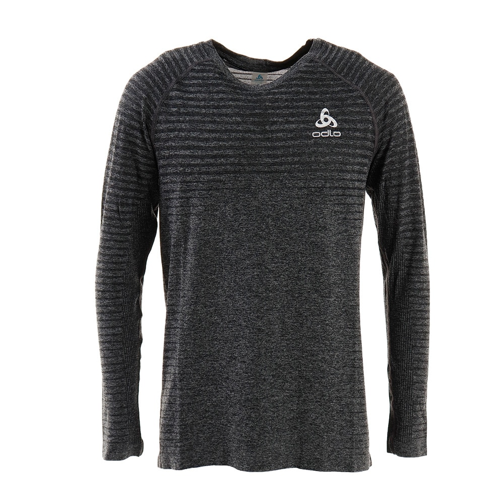 シームレスエレメント 長袖シャツ 312632-15700grey melange オンライン価格