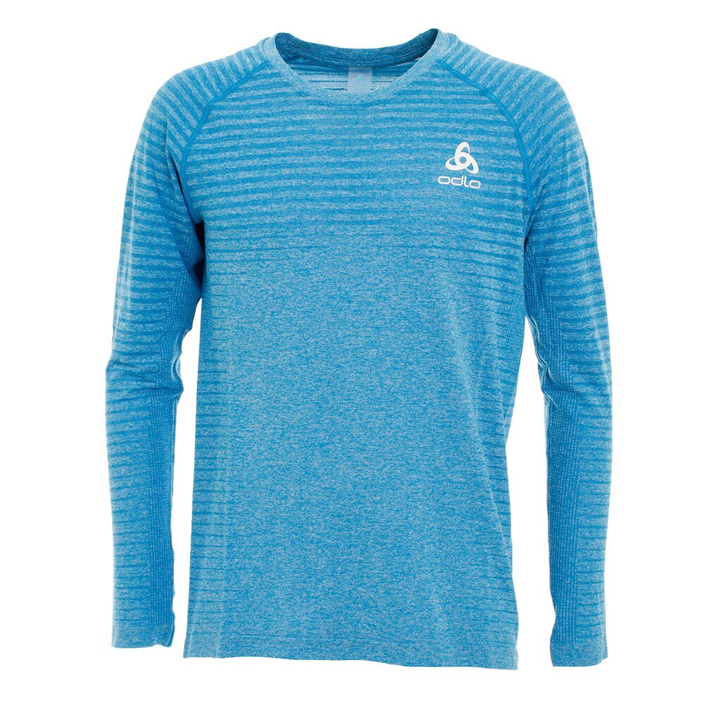Tシャツ メンズ 長袖 シームレスエレメント 312632-20389mykonos blue オンライン価格