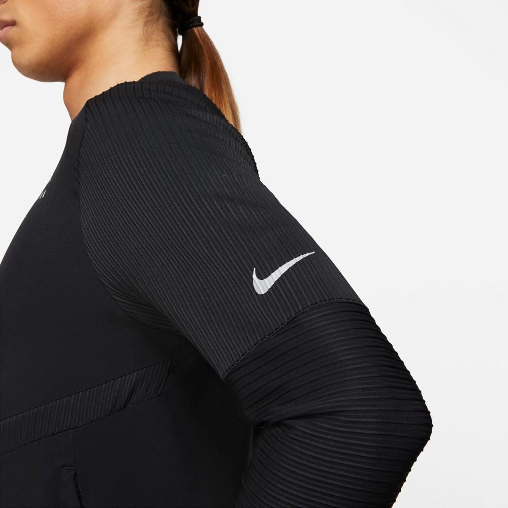 ナイキ（NIKE）（メンズ）ランニング ランニングウェア メンズ Tシャツ 長袖 Dri-FIT ラン ディビジョン フルジップ ランニングトップ  DD4930-010