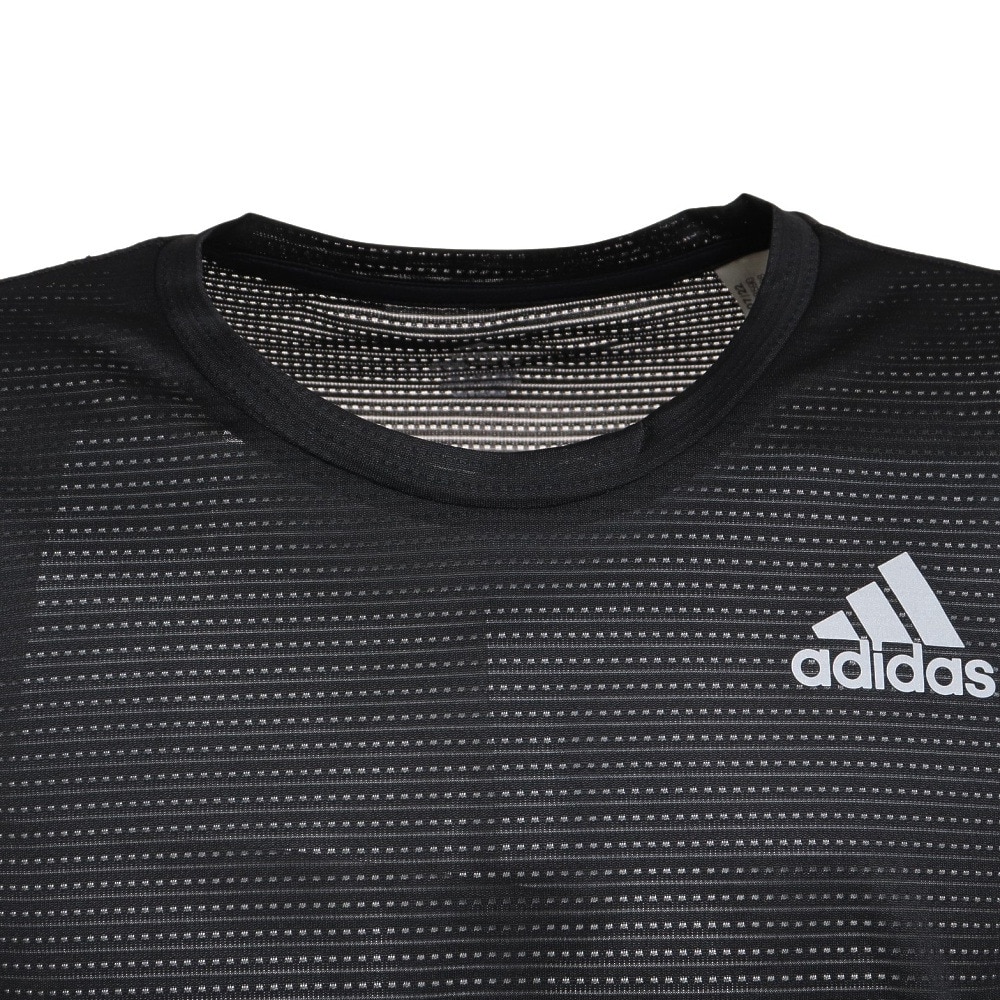 アディダス（adidas）（メンズ）ランニングシャツ メンズ 快適オウン ザ ラン 長袖シャツ GE912-H58590 ブラック