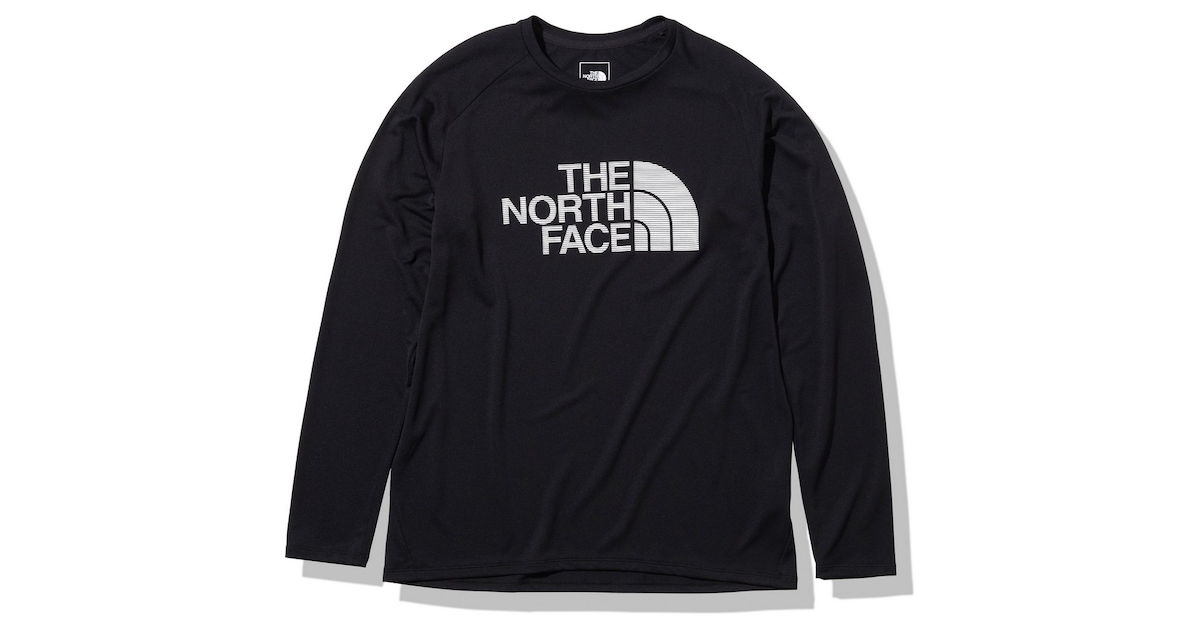 ノースフェイス｜ロングスリーブGTDロゴクルーTシャツ NT12277 K - スポーツ用品はスーパースポーツゼビオ