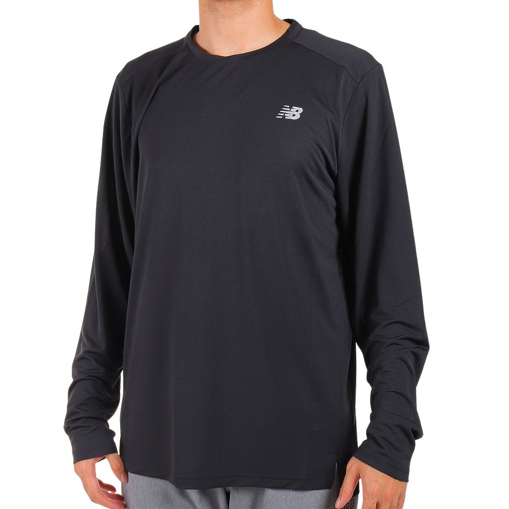 ニューバランス（new balance）（メンズ）ロンT 長袖 Accelerate ロングスリーブTシャツ MT23225BK