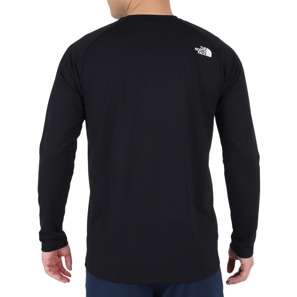 ザ・ノース・フェイス（THE NORTH FACE）（メンズ）ロングスリーブGTDロゴクルーシャツ NT12377 K