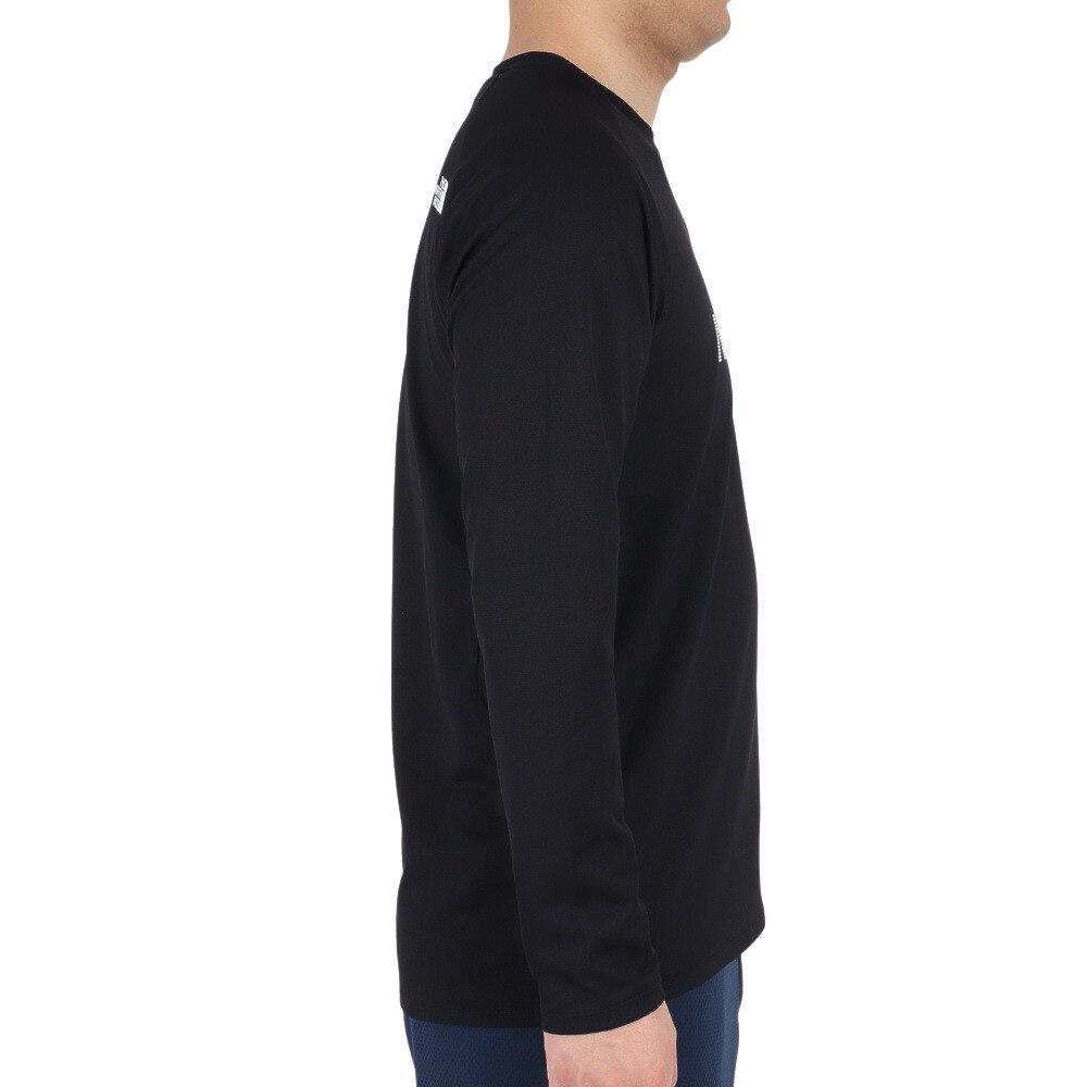 ザ・ノース・フェイス（THE NORTH FACE）（メンズ）ロングスリーブGTDロゴクルーシャツ NT12377 K