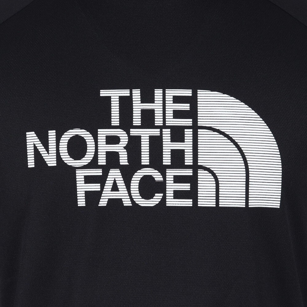 ザ・ノース・フェイス（THE NORTH FACE）（メンズ）ロングスリーブGTDロゴクルーシャツ NT12377 K