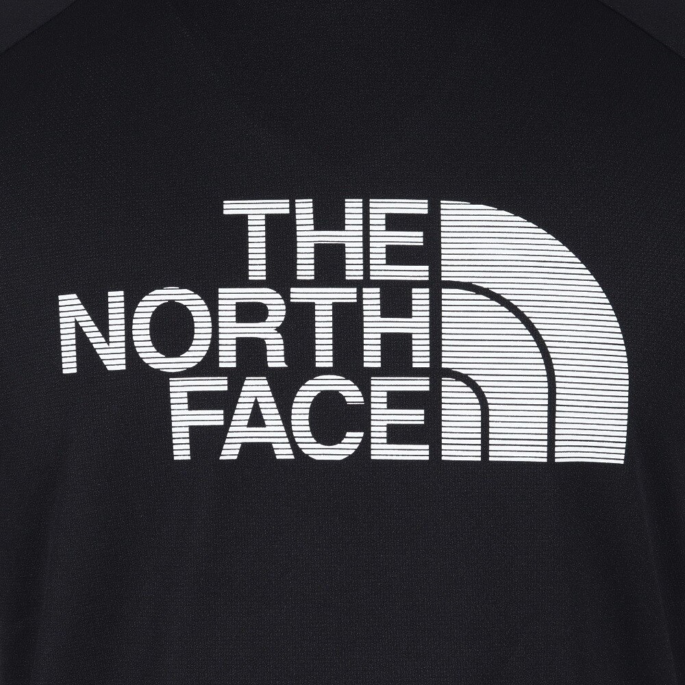 ノースフェイス（THE NORTH FACE）（メンズ）ロングスリーブGTDロゴクルーシャツ NT12377 K