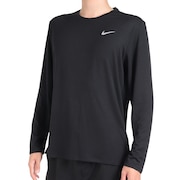 ナイキ（NIKE）（メンズ）長袖Tシャツ メンズ ドライフィット UV  ランニングトップ FB7071-010